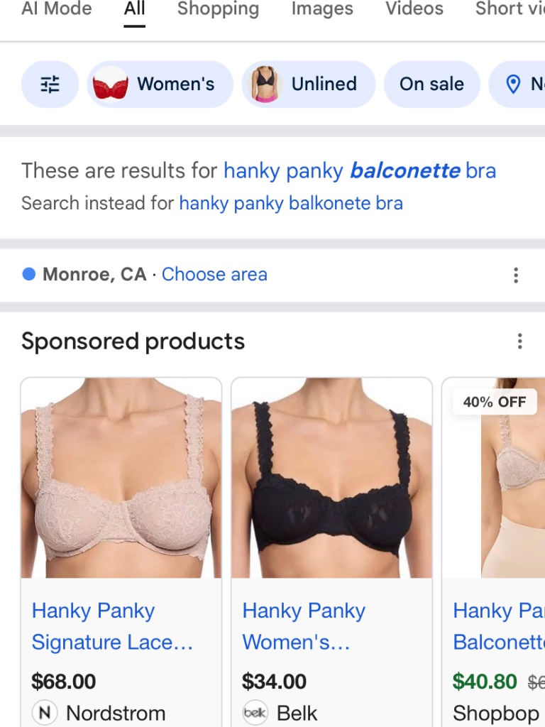 Balconette Bra Hanky Panky — image 2 of 7
